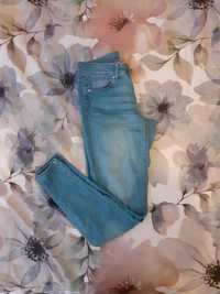 jeans spodnie damskie h&m 38 niebieskie