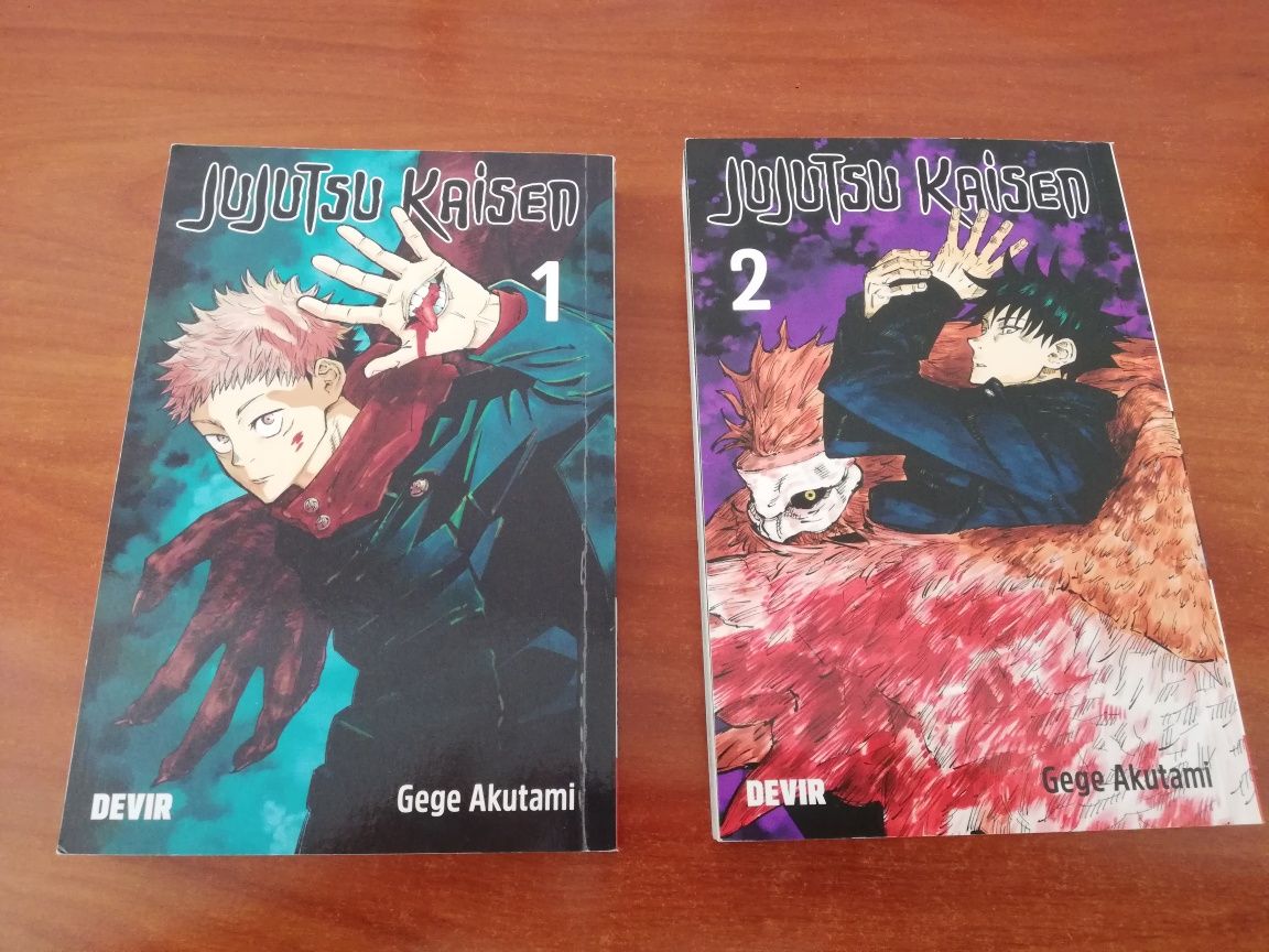 Jujutsu Kaisen Manga Volumes 1 e 2