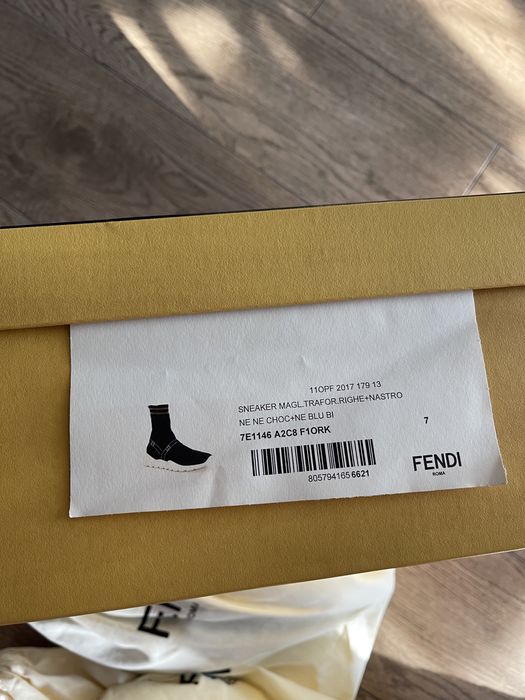 Buty Fendi Skarpety Socks Nowe