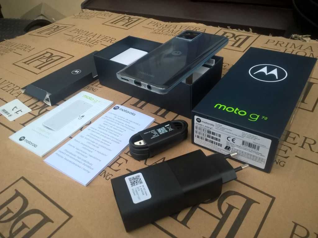 Nowa MOTO G72 8/256G pOLED6.6"120Hz Mld.Color 8x2.2GHz 108Mp NFC Dolby