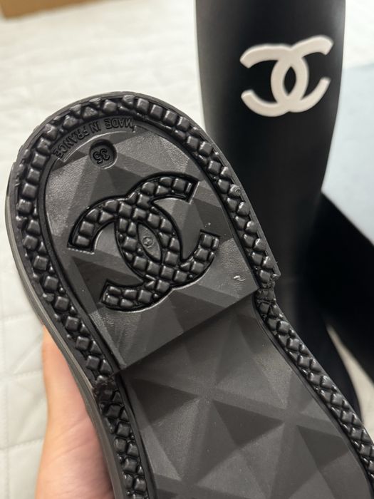 Гумові чоботи Chanel