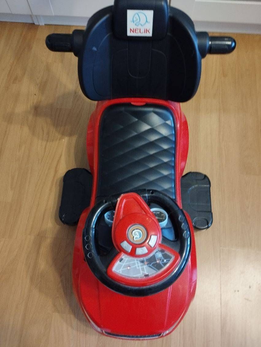 Auto jeździk 3w1, czerwone