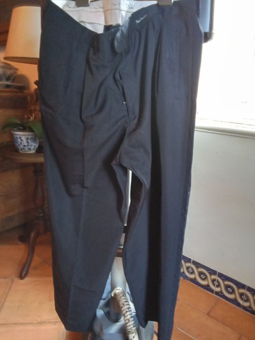 Calças de fato, azul escuro