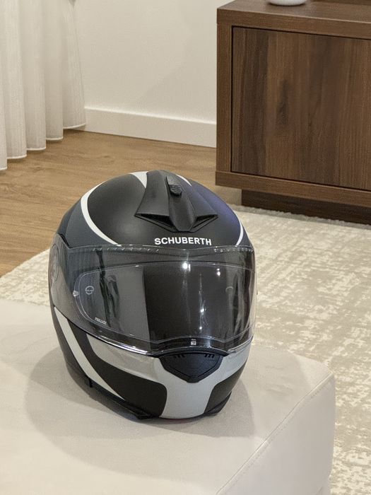 Capacete Schubert C3 PRO com intercomunicador Sena