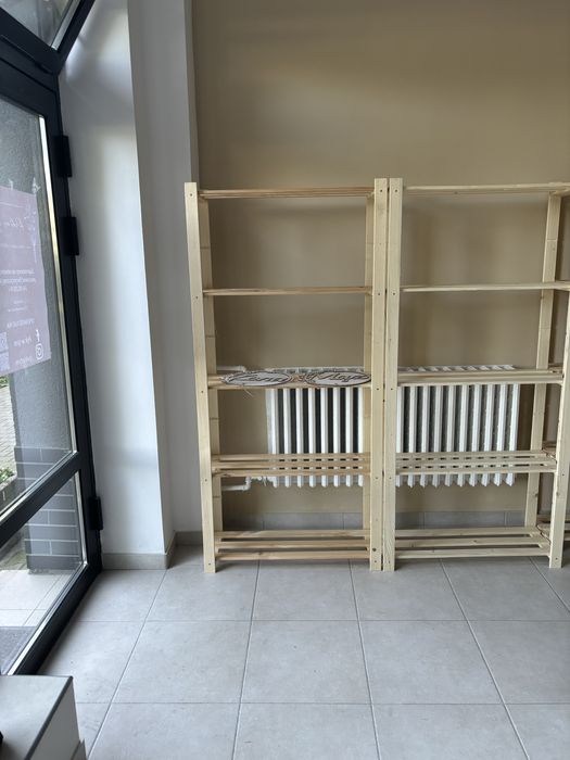 Regał, regały, 8 szt., regał drewniany, regał piwniczny