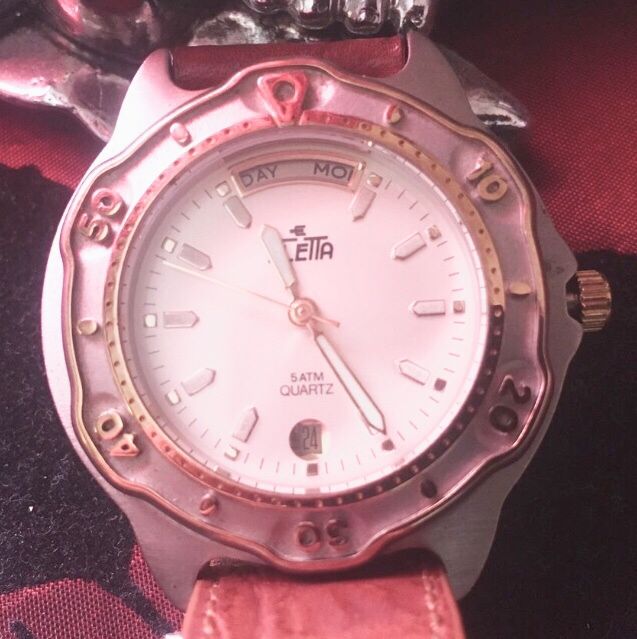 Relógio vintage ,Eletta ,Swiss made,tipo Rolex,novo,lindo