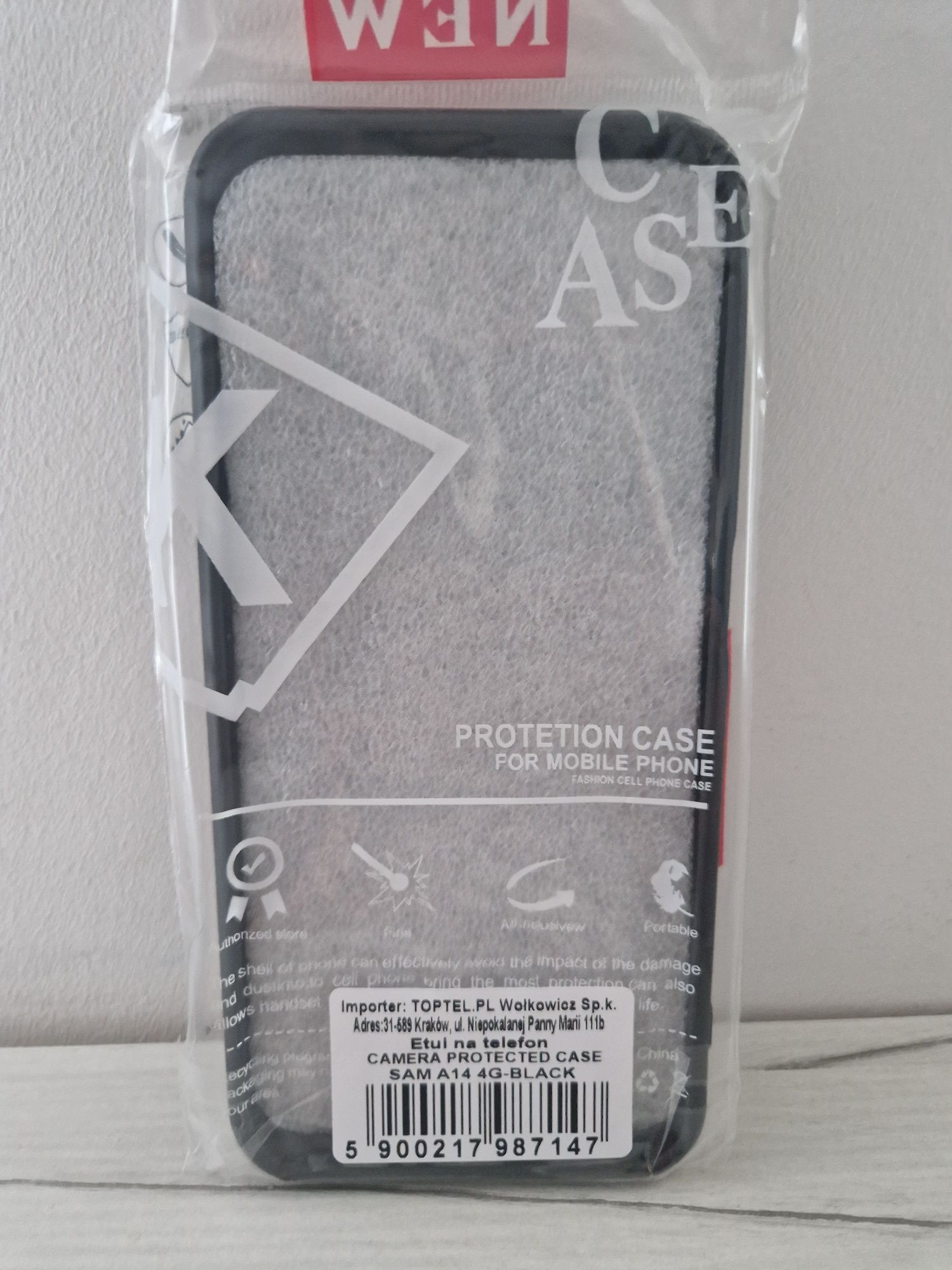 Camera Protected Case do Samsung Galaxy A14 4G/5G czarny