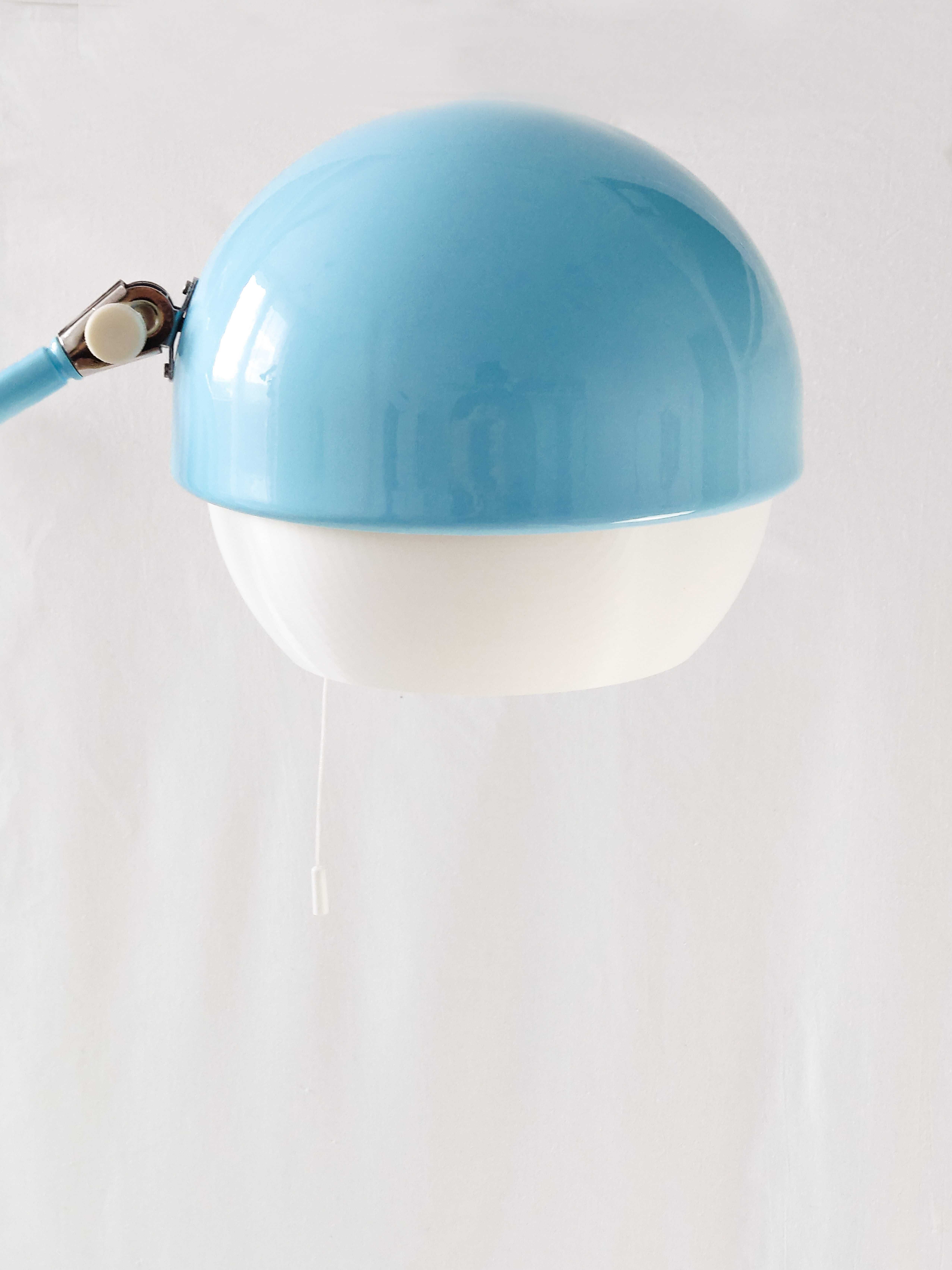 Lampka lampa podłogowa nocna ZAOS PR-11 PRL Po Renowacji Baby blue