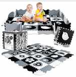 MATA piankowa puzzle EDUKACYJNA XXL 151x151cm KOJEC gruba SKŁADANA