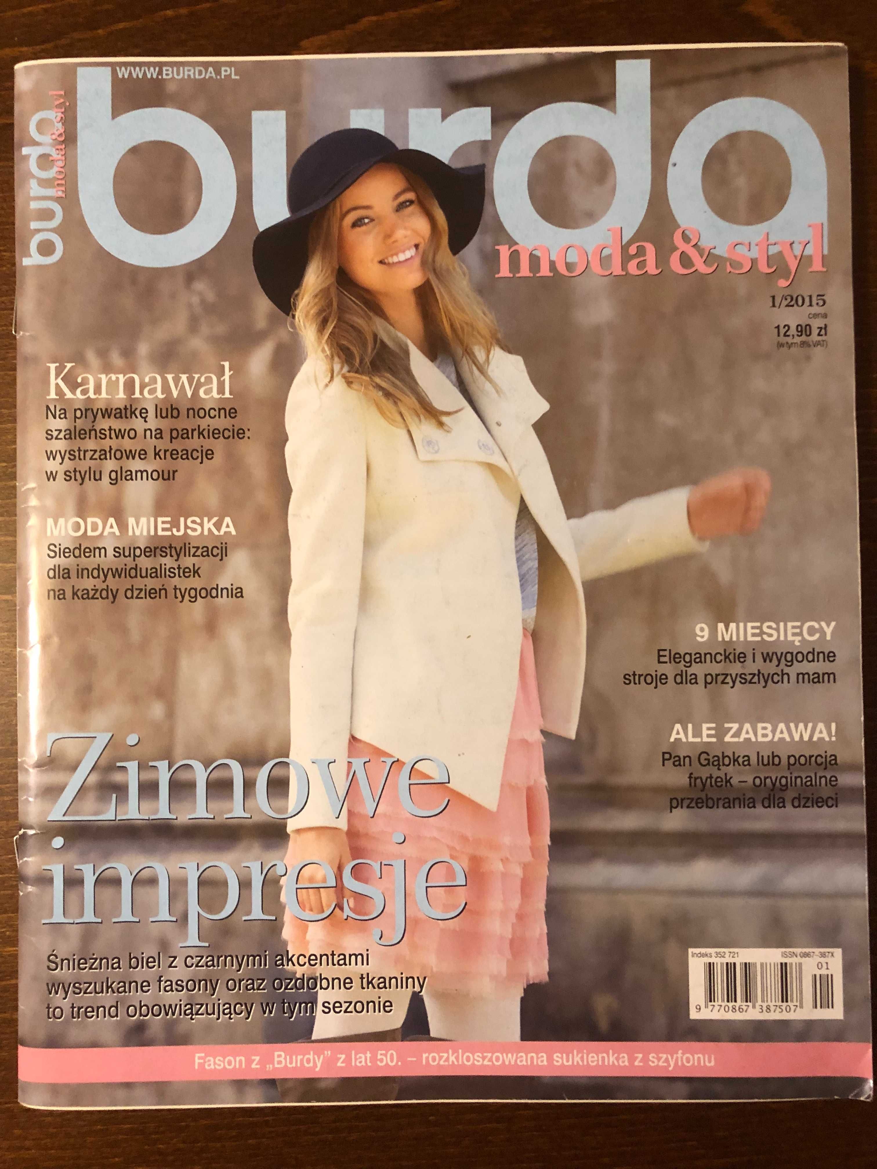 Burda moda & styl numer 1/2015