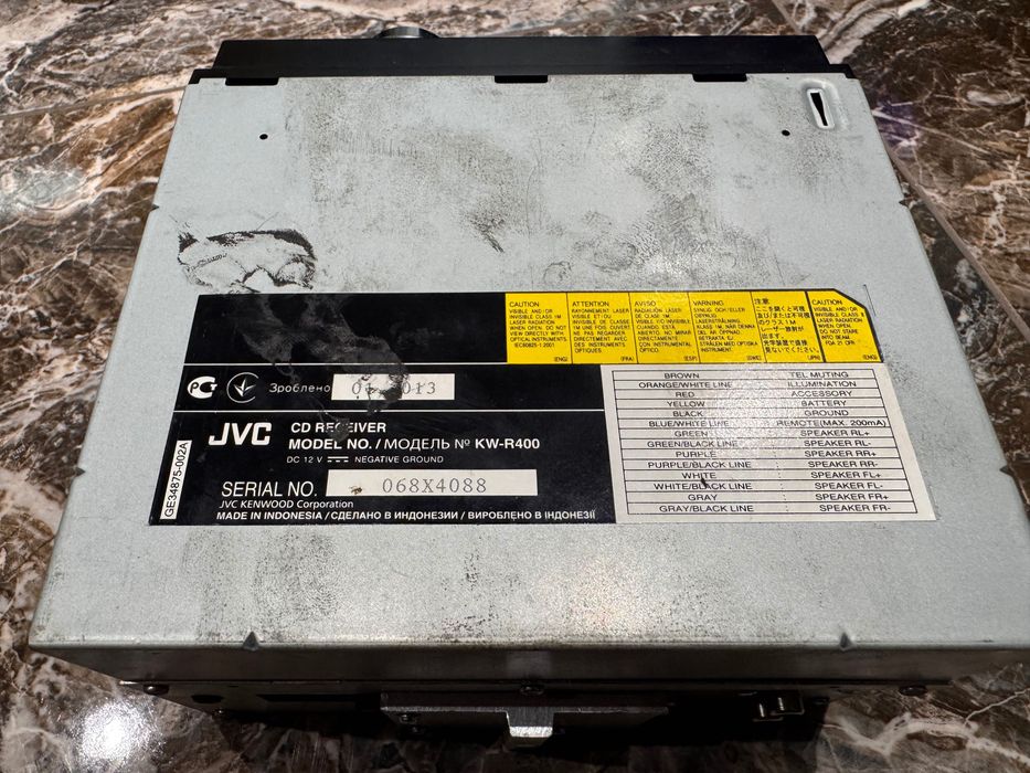 Автомагнітола JVC KW-R400
