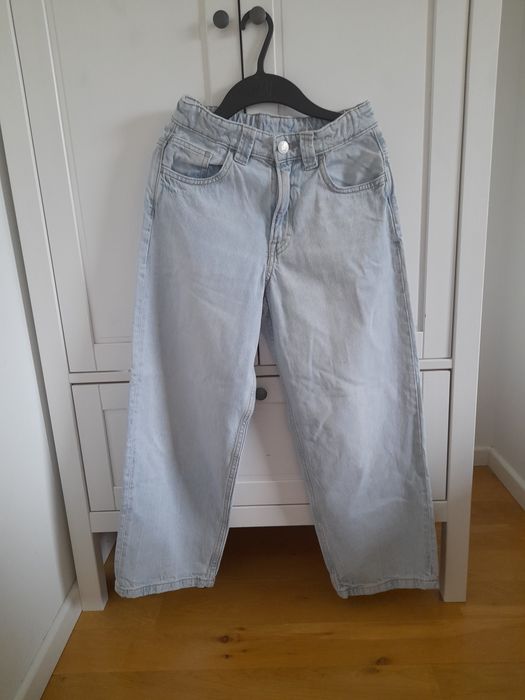 Jeansy baggy chlopiec 146 hm