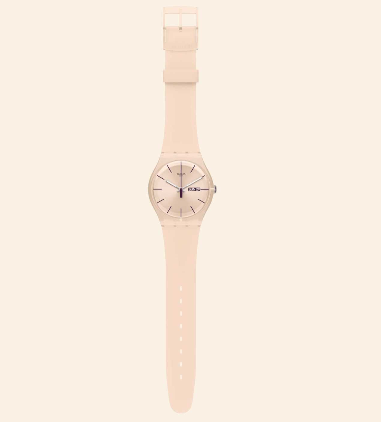 Zegarek damski Swatch ROSE REBEL pudrowy róż