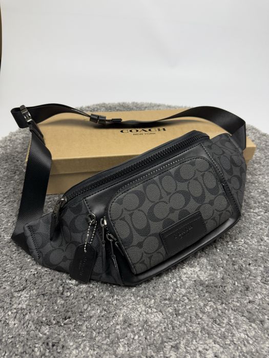 Сумка coach коуч guess через плече бананка барсетка