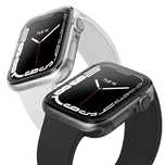 UNIQ etui Glase Apple Watch Series 7/8/941mm. Dual Pack przezroczysty