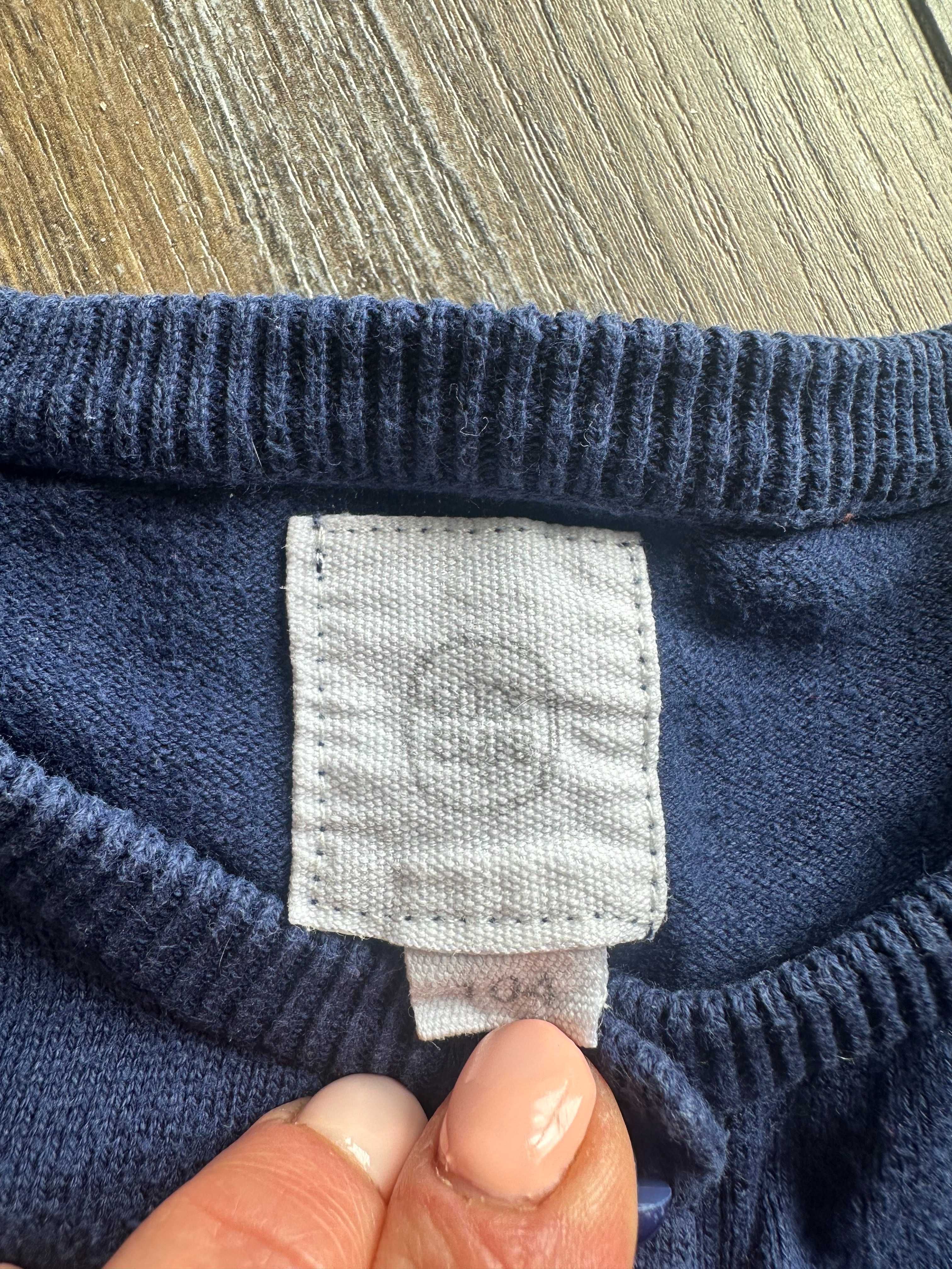 Sweter 104 cm piękny granatowy bawełniany Cool Club Stan idealny Smyk