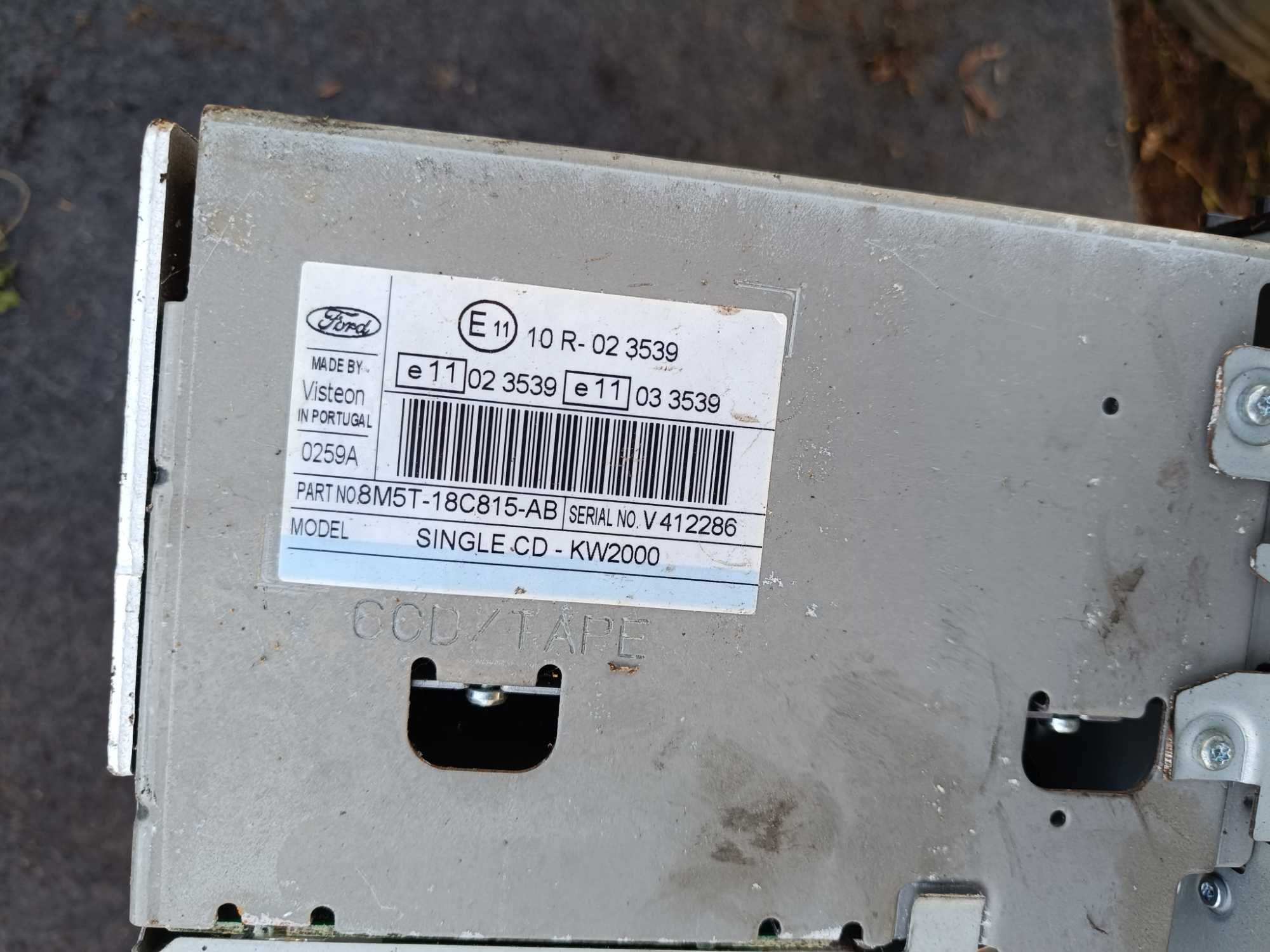 Oryginalne Radio FORD Focus mk2 8M5T18C815-AB / 8M5T18C939-LA