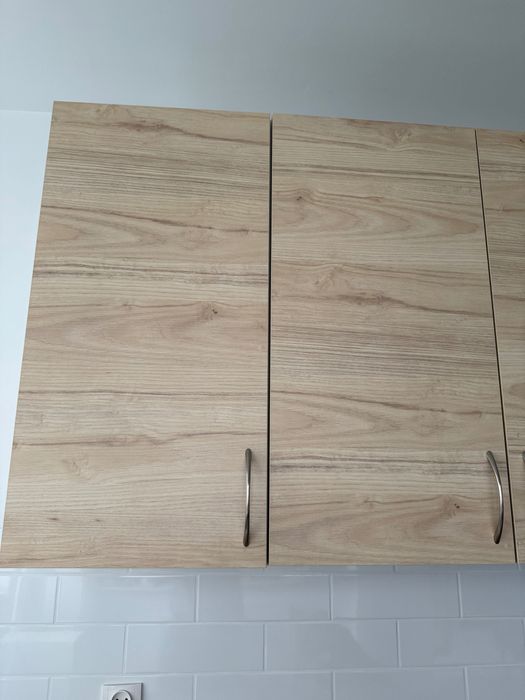 Kuchnia - zestaw szafek wiszących, blatu, piekarnika i okapu IKEA