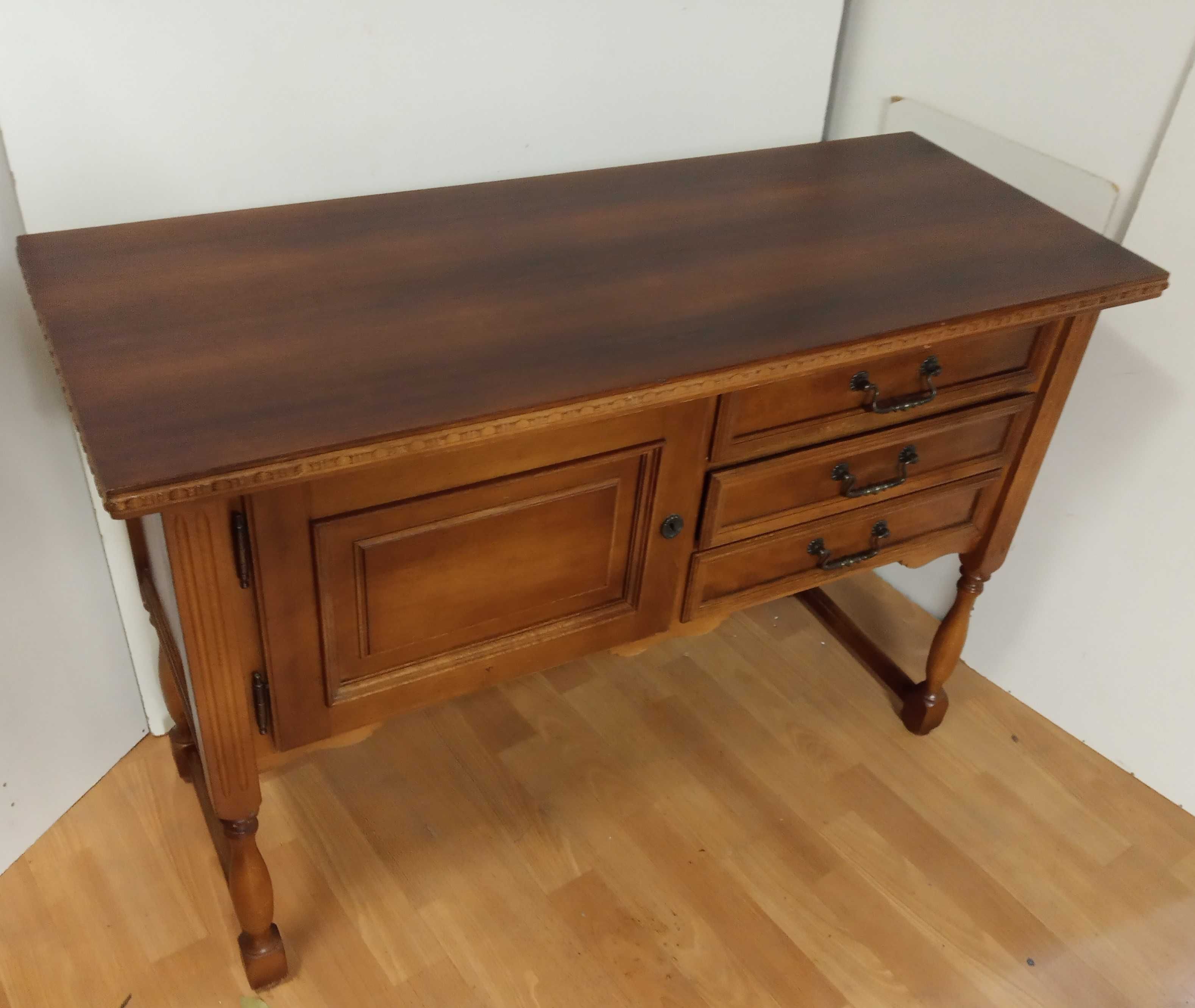 Komoda stylowa szafka retro 100 cm drewniana konsola