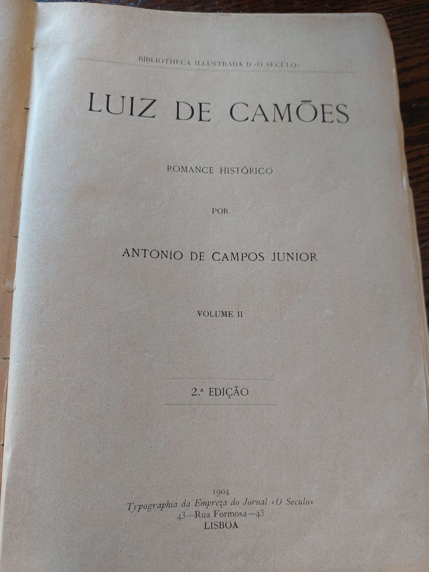 Livros 2 volumes -Luis de Camões