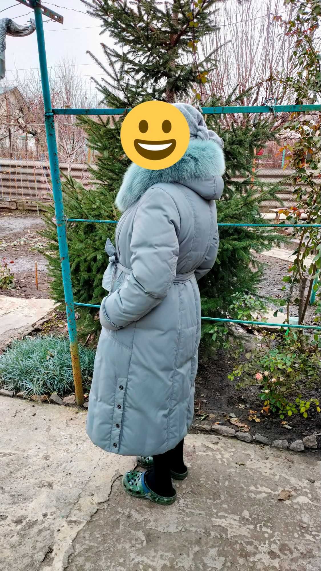Пальто пуховик 54 DESENTLY 70%пух.30%перо