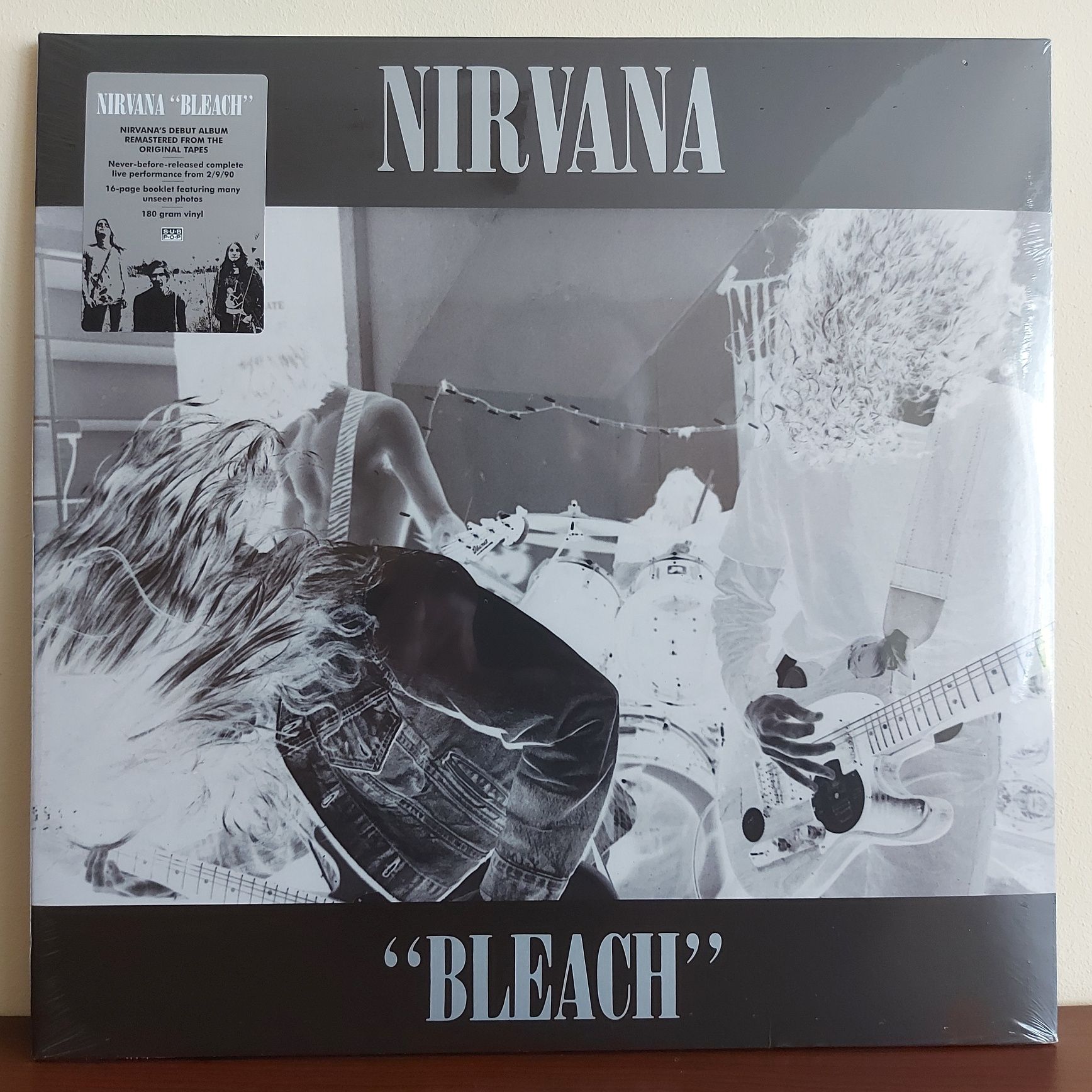 NIRVANA "BLEACH" + LIVE 1990 LP podwójny winyl nowy folia deluxe 20