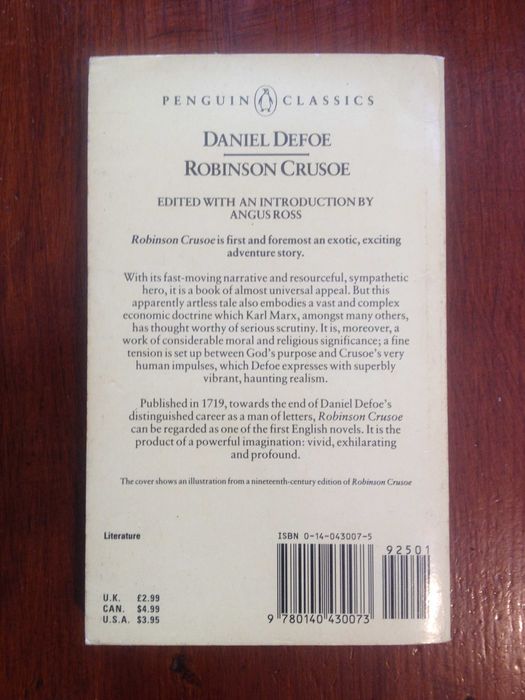 Daniel Defoe - Robinson Crusoe