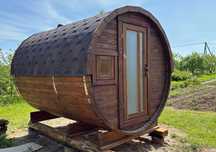 Sauna Beczka Ogrodowa 2х2 m Fińska Ruska Bania z Piecem - Producent