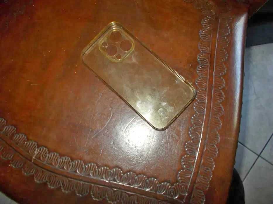 capa telemovel apple amarela transparente