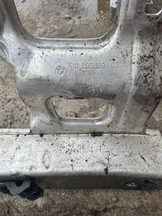 Клык Усилителя переднего бампера bmw f30 12-18год