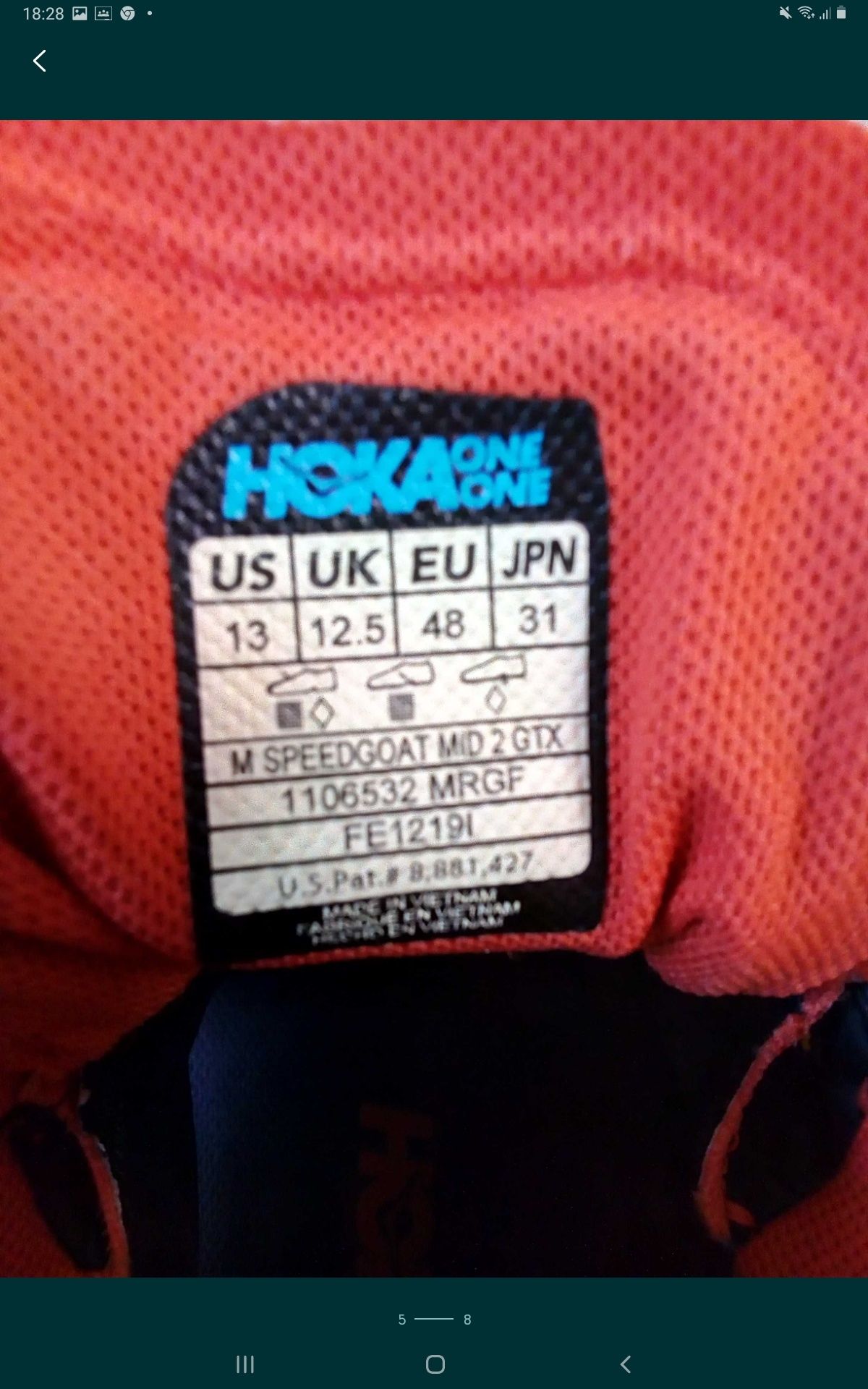 Кросівки Hoka ONE ONE US13