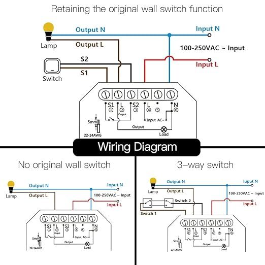 loratap 2 szt bezprzewodowy inteligentny przełącznik wi-fi 2300 w 10a