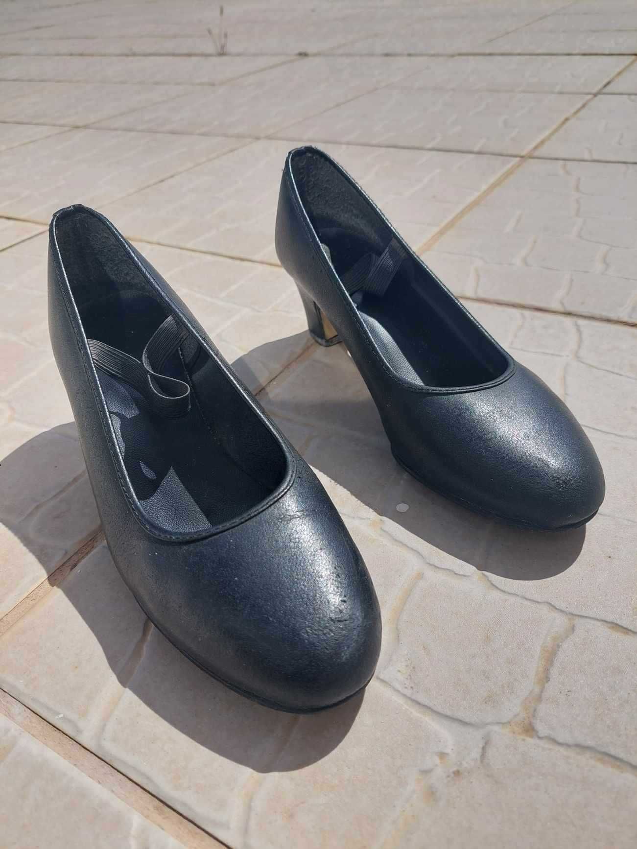 Sapatos de Flamenco para treino pretos