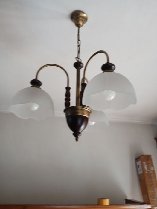 2 candeeiros de teto