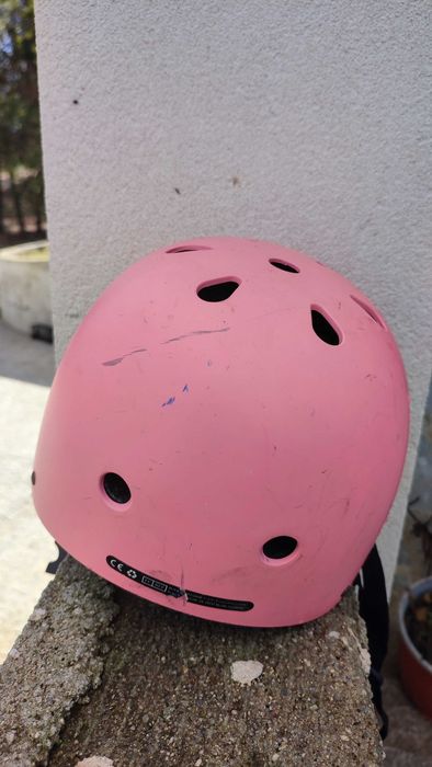Capacete Rosa menina
