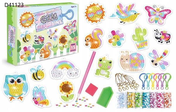 Haft Diamentowy Mozaika Diy Breloki Diamentowe