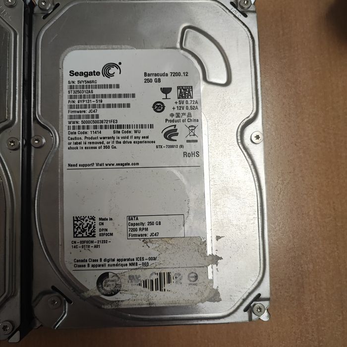 Seagate Barracuda 320, 250GB
