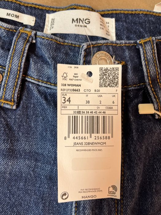 Джинси мом Mango