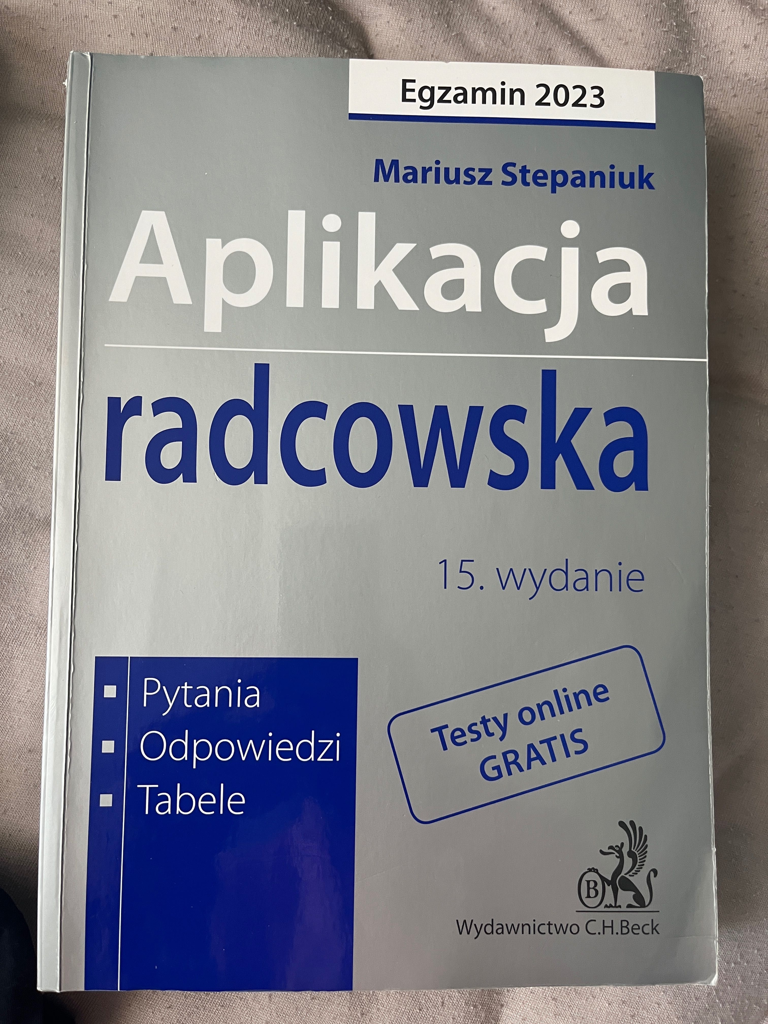 Aplikacja radcowska książka