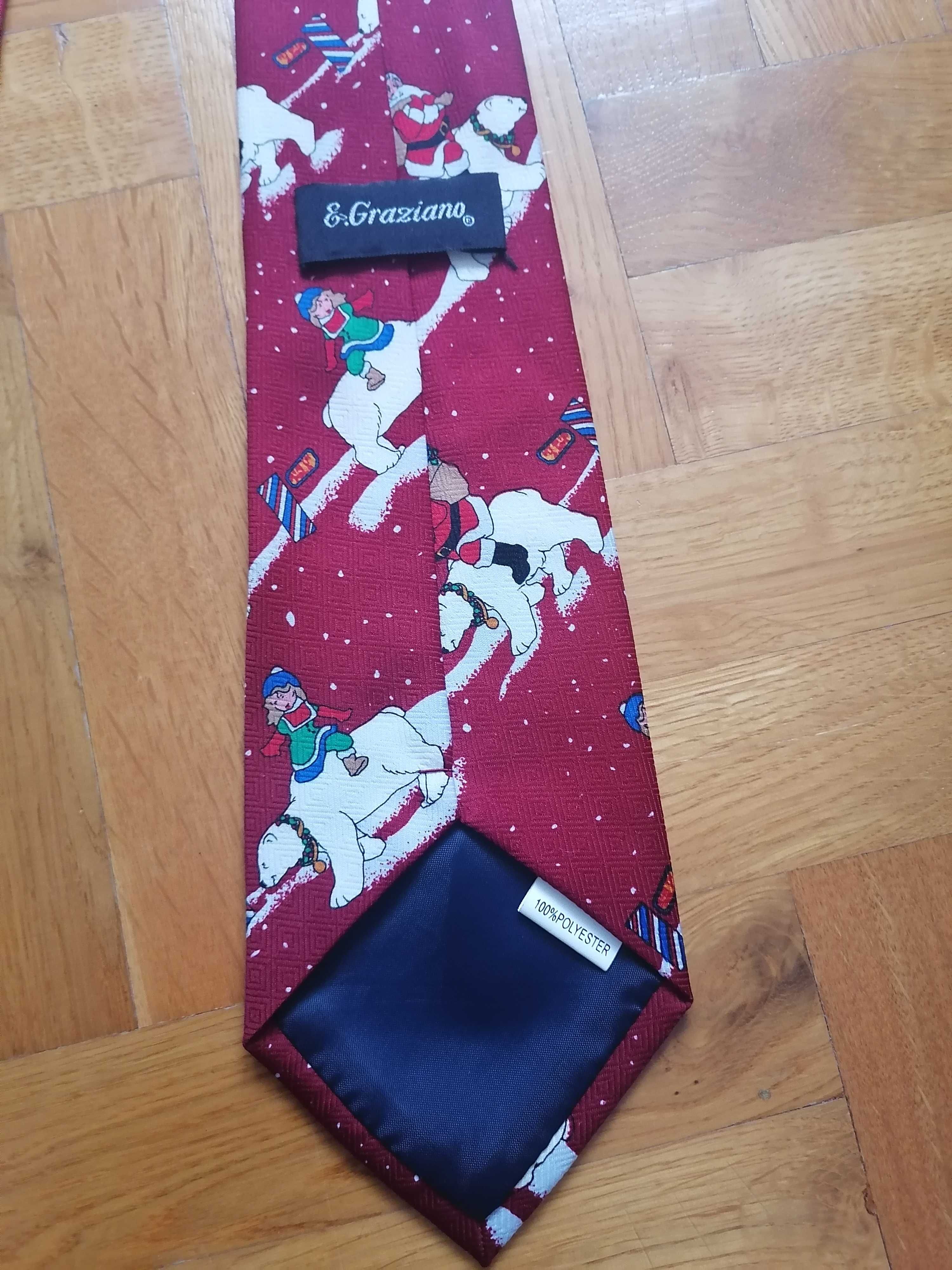 Krawat Boże Narodzenie E. Graziano