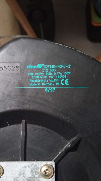 Ventilador silencioso 230V