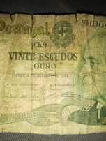 Nota de 20 escudos ano de 1978