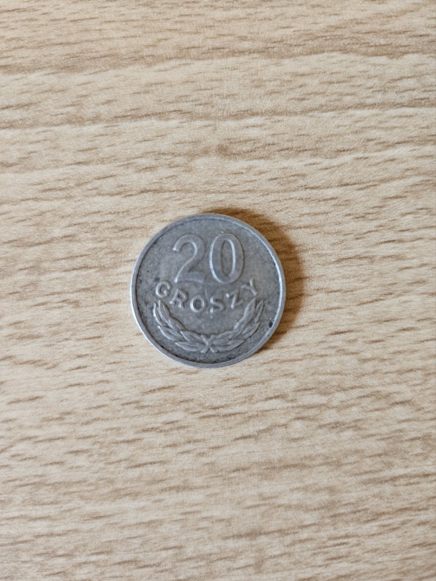 Moneta 20 groszy 1966 roku