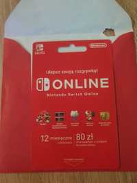 Abonament Nintendo Switch Online 12mcy