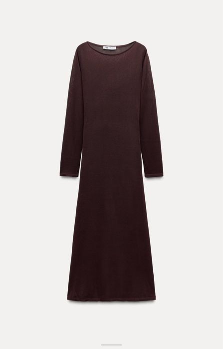 Нова бордова сукня ZARA