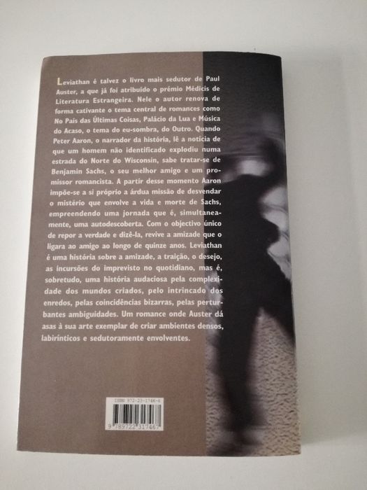 Livro "Leviathan", de Paul Auster