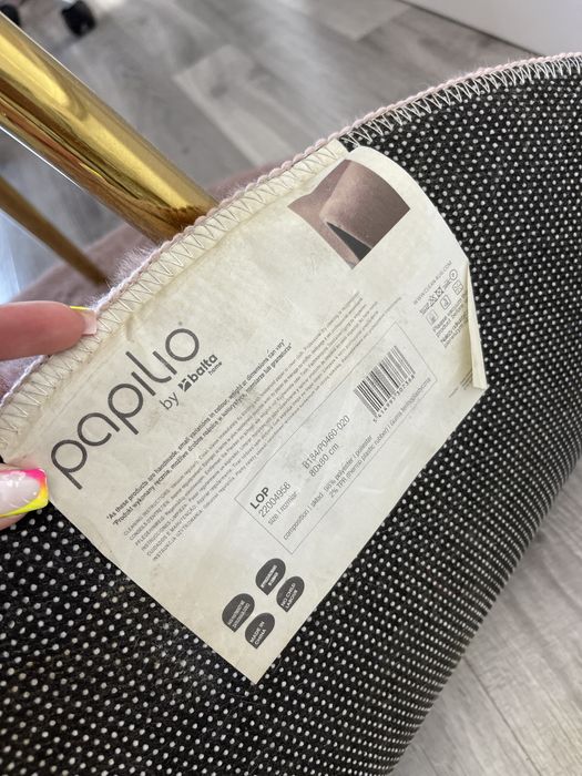 Dywan dywanik glamour puszek