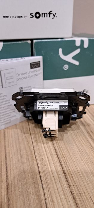 Przełącznik Somfy Smoove Uno WT 5P (pięciopozycyjny).Nowy