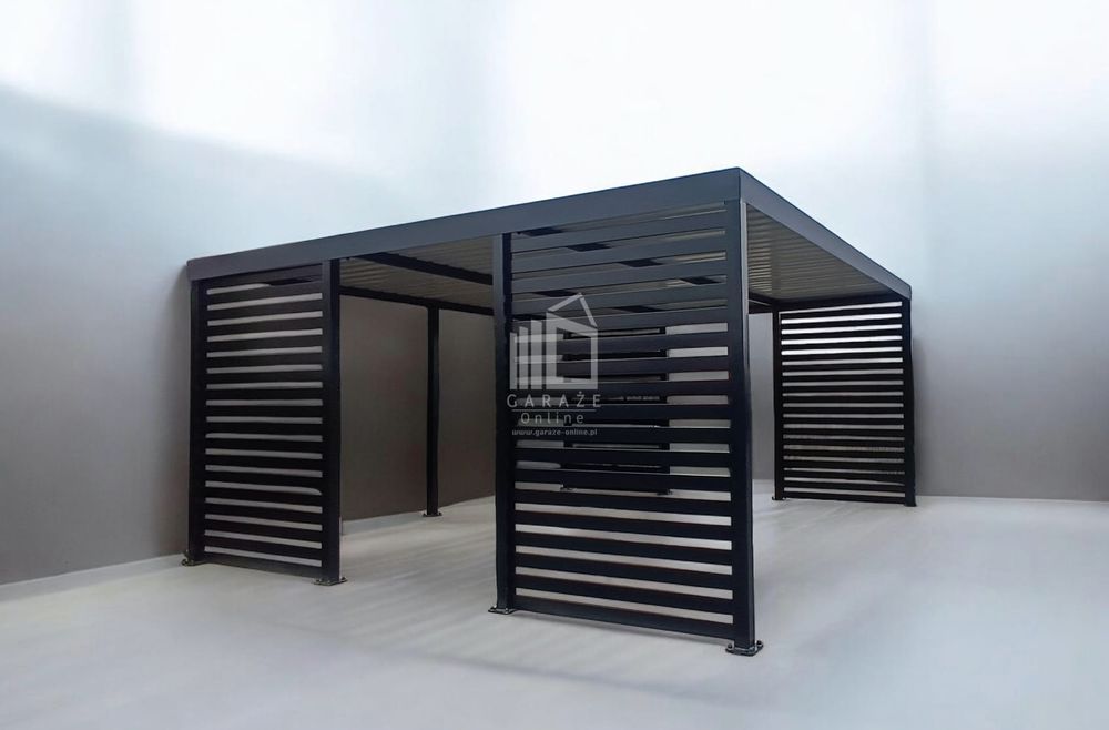 Carport Premium Wiata Samochodowa 6X6 Antracyt Id947