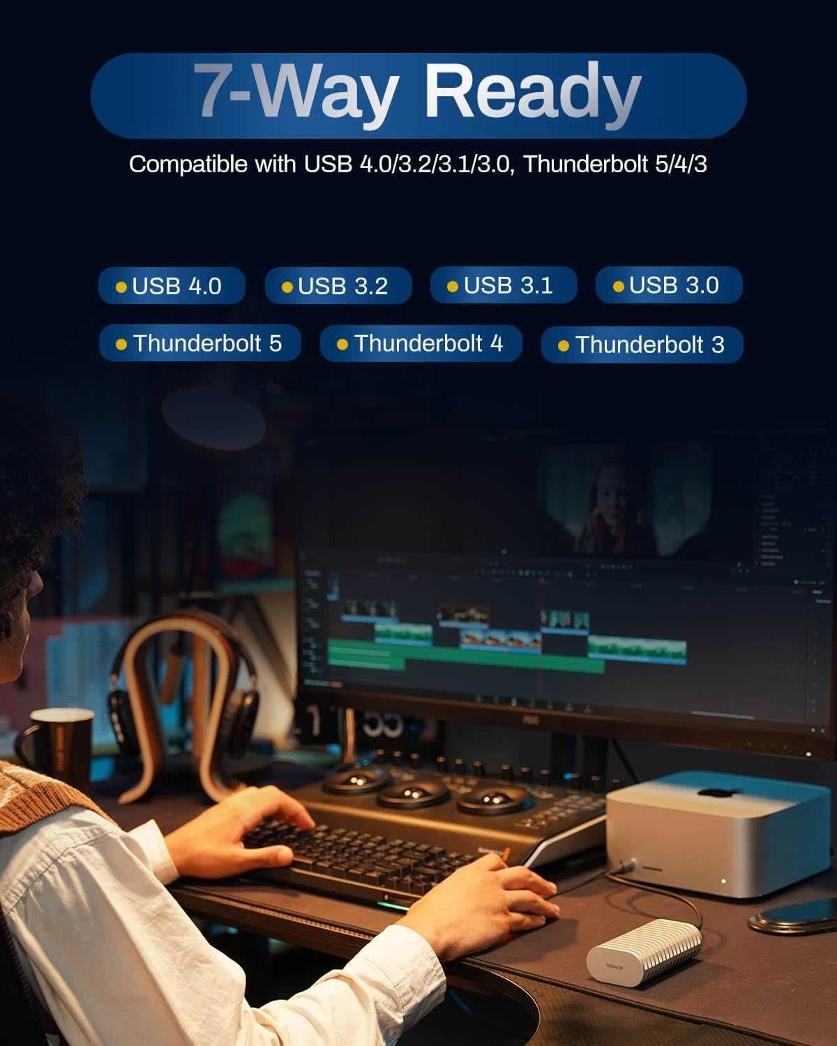 TERRAMASTER D1 SSD Plus 40Gbps M.2 Nvme